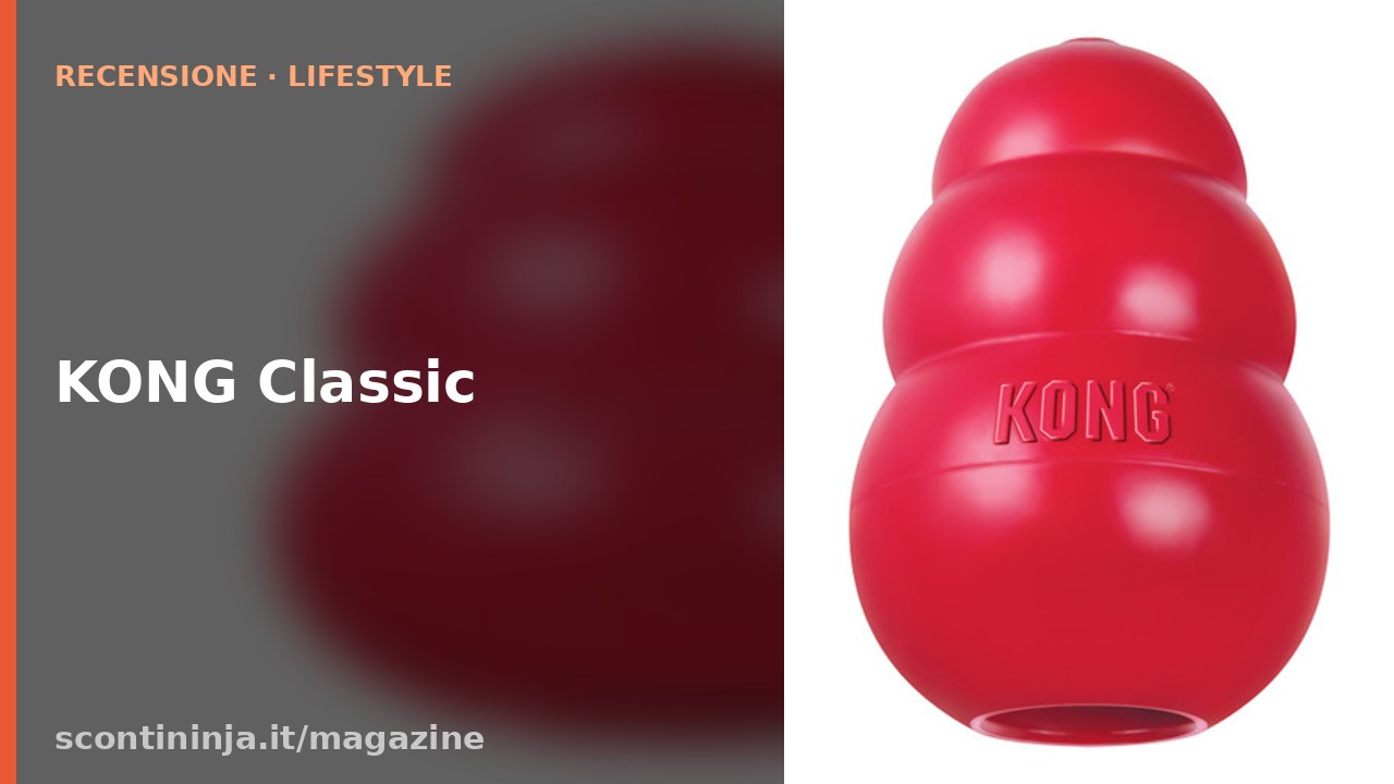Copertina Recensione KONG Classic (2026): il giocattolo per cani che ha inventato una categoria