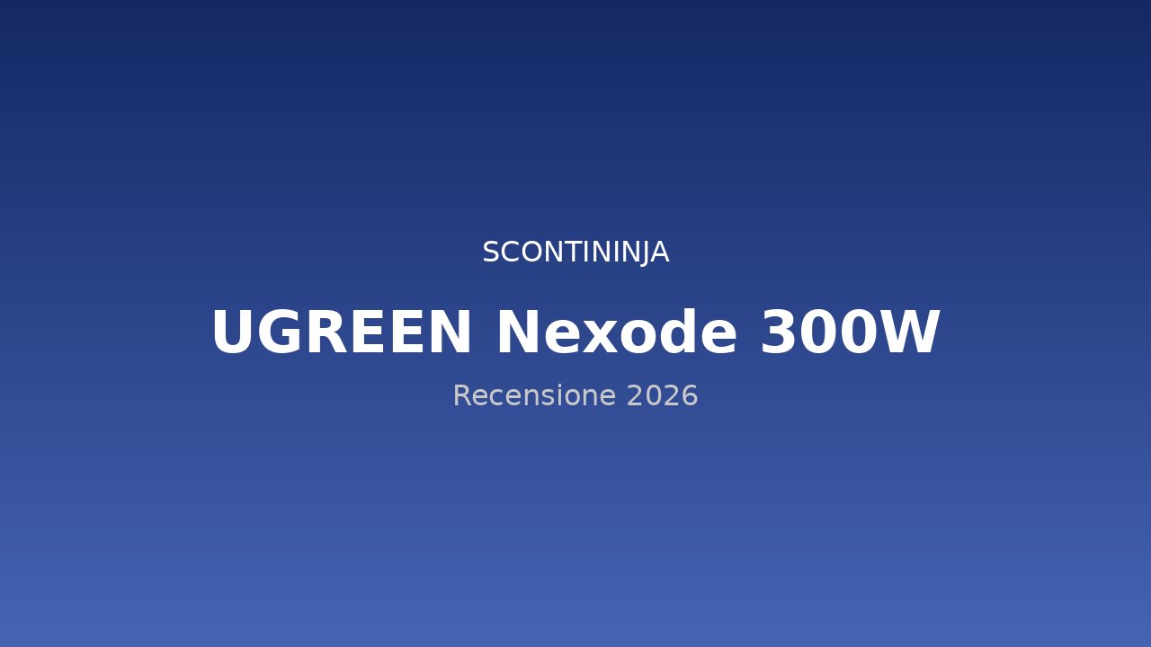 Copertina Recensione UGREEN Nexode 300W GaN (2026): il caricatore definitivo per ogni dispositivo