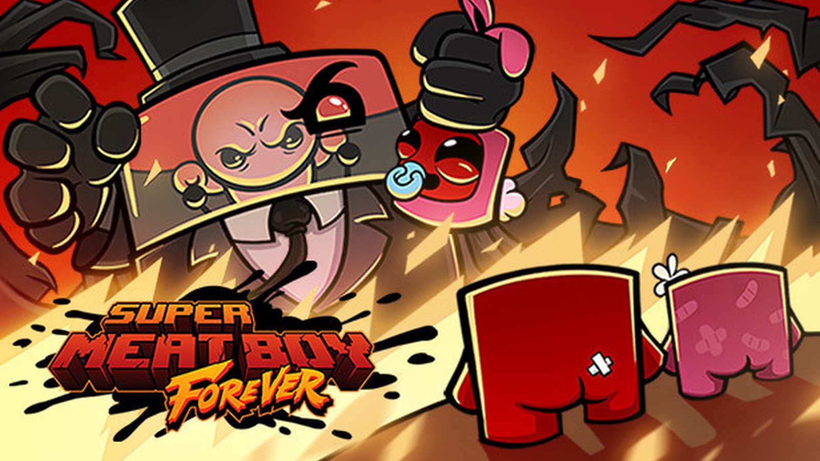 Copertina Recensione Super Meat Boy Forever (2020): precisione all'ennesima potenza